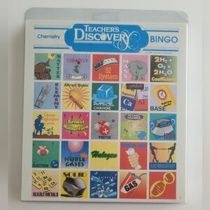 Teachers Discovery Chemistry Science Educational Bingo Game